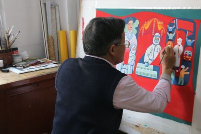 【文明始于心 健康始于行】 &ldquo;藝&rdquo;心抗疫!龍門文藝工作者傾情創(chuàng)作為&ldquo;戰(zhàn)疫&rdquo;加油鼓勁