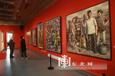 黑龍江省“中國(guó)夢(mèng)”主題文藝創(chuàng)作作品展正式開幕